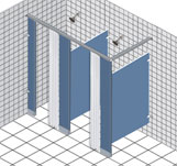 In Corner Stalls